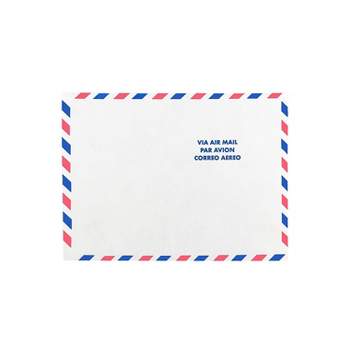 JAM Paper 9 x 12 Tyvek Tear-Proof Open End Catalog Envelopes White Airmail 50/Pack (2131102C) 