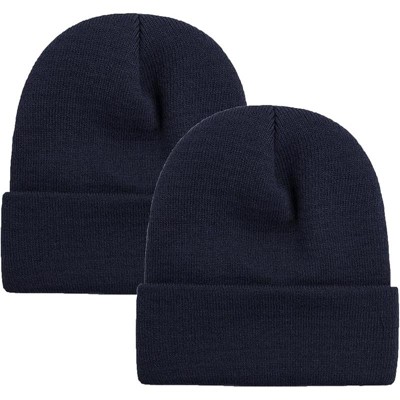 MSDC 2 Pack Beanie for Men Women Slouchy Beanie Hats Winter Knit Caps Soft Ski Hat Unisex
