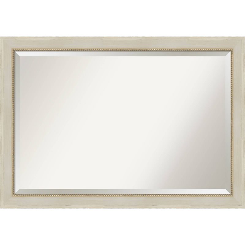 40&#34; x 28&#34; Parthenon Framed Bathroom Vanity Wall Mirror Cream - Amanti Art, 1 of 9