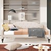 Streamdale Full Size Upholstered Tufted Daybed, Beige - 2 of 4