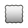 Solid Wood Wave Mirror-Modern Mirror Wall Decor, Suitable For Bathroom, Bedroom, Living Room, Dining Room, Cloakroom, Entrance - 4 of 4
