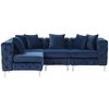 Modular Sectional Sofa L Shaped Convertible for Living Room,  Comfortable Velvet Couch -Morden Fort - 3 of 4