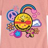 Girls' - Peanuts - Woodstock Peace And Love Flair Fitted Short Sleeve Graphic T-Shirt - 2 of 4