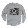 Simply Sage Market Women's Basketball Game Day Stacked Long Sleeve Garment Dyed Tee - 2 of 4
