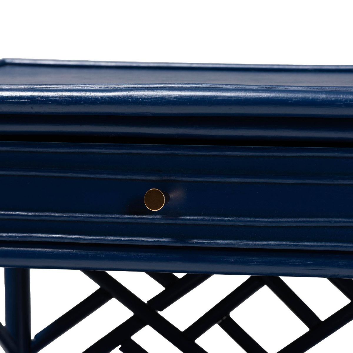 bali & pari Tiaret Natural Rattan Nightstand with Drawer and Shelves Blue - thumbnail 6