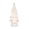 Transpac Artificial 12 in. Off-White Christmas Glitz Tree with Vintage Lights - 2 of 4
