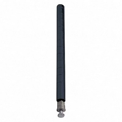 Quantum Storage Systems Post With Leveling Legs, 6"H, Numbered Grooves In 1" Increments