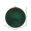 Vickerman Midnight Green Ball Ornament - 2 of 4