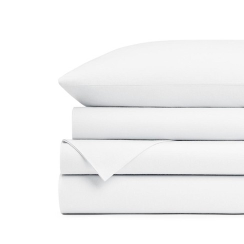 Standard Textile - Flannel Sheet Set, White, Queen