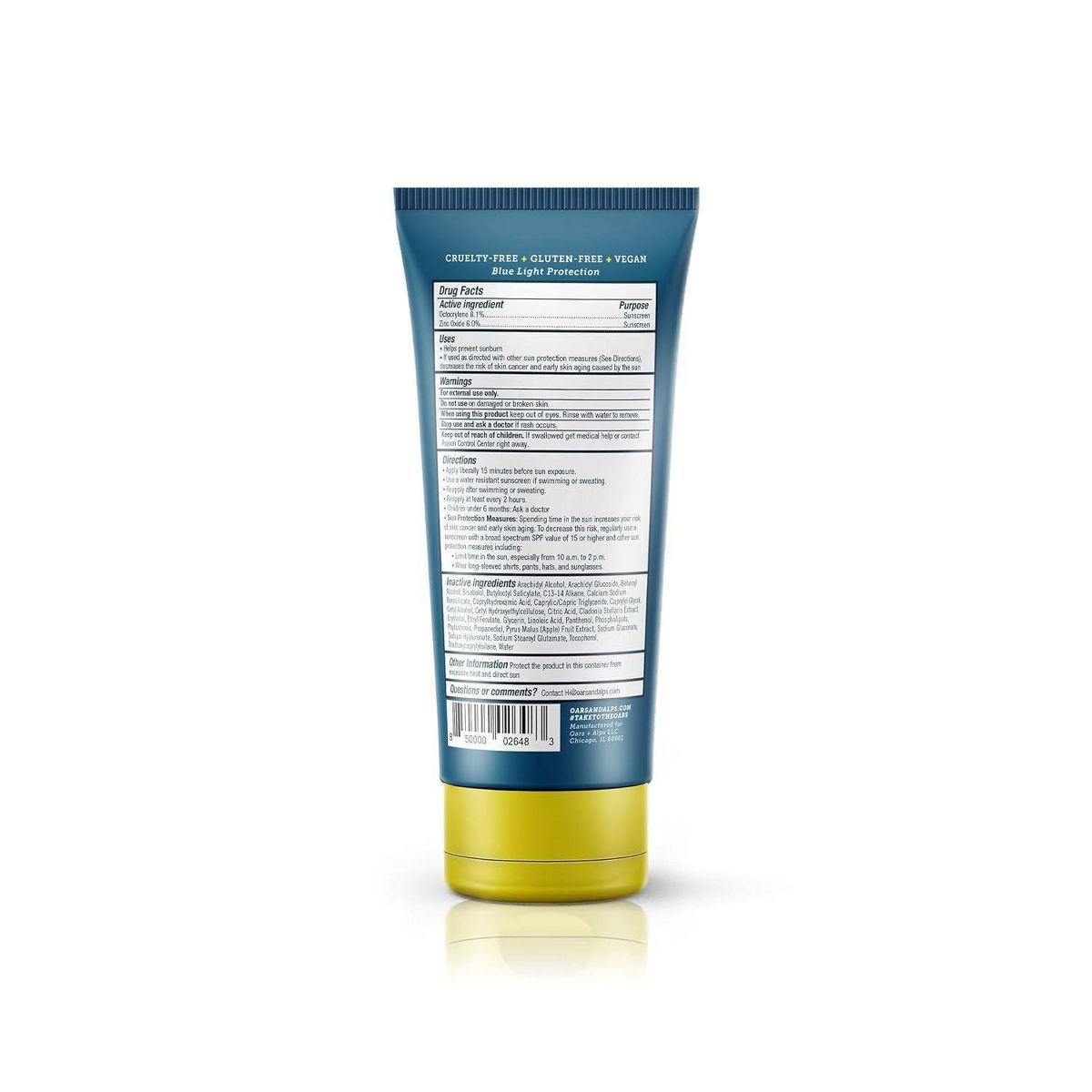 OARS + ALPS Hybrid Sunscreen - SPF 37 - 2 fl oz - thumbnail 2