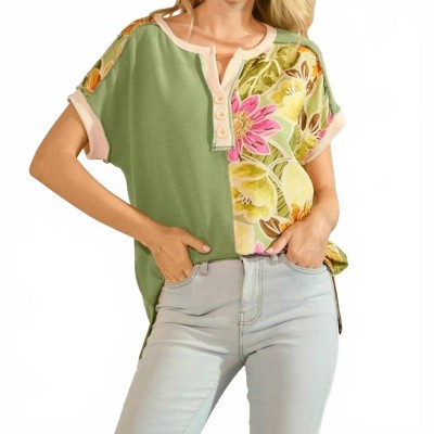 Women's Kassidy Floral Top - 7th Ray
