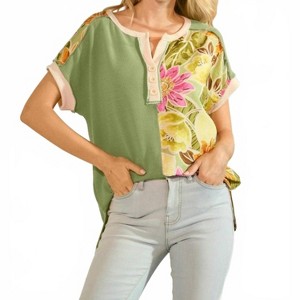 Women's Kassidy Floral Top - 7th Ray - 1 of 4