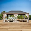 EROMMY Heavy-Duty 20 FT x 14 FT Metal Hardtop Gazebo - 3 of 4