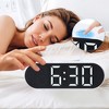 REGALWOVEN Dimmable USB Port Wireless Charging Alarm Clock 7.1 x 3.1 x 2.4 inch - 3 of 4