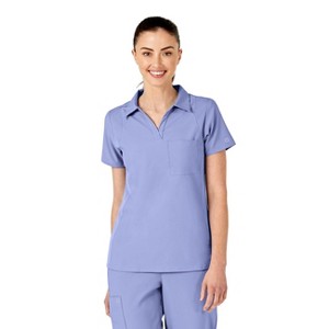 Wink W123 Women's Collar Scrub Top - 1 of 4