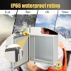 Outdoor Electrical Box, Steel Enclosure, IP66 Waterproof & Dustproof, Electrical Junction Box with Mounting Plate for Indoor Outdoor Use - 3 of 4