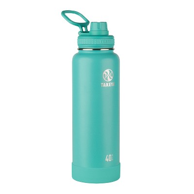 VEGOND 40 oz Insulated Water Bottle Stainless Steel Metal Water Bottles  with Leak Proof Straw Lid & Spout Lid, Wide Mouth Double Walled Vacuum  Travel