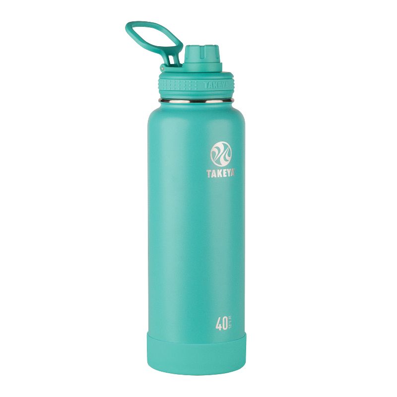 Takeya 40oz Actives Insulated Stainless Steel Water Bottle with Spout Lid, 1 of 9