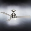 Urban Ambiance Luxury Modern Indoor Ceiling Fan,  15.8"H x 52"W,  Brushed Nickel, UHP9210 - 4 of 4