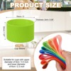 Unique Bargains Silicone Protective Heat Resistant Non Slip Coffee Cup Sleeve 4 Pcs - 2 of 4
