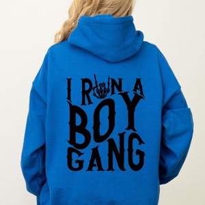 Simply Sage Market I Run A Boy Gang Front And Back Hoodie - 1 of 4