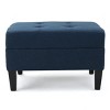 Syemin Ottomans and Benches Sleek and Stylish Long - shaped Ottoman, Multi-Functional Footrest Seat with Storage, Blue, 28.5"*23.5"*18.5" - 2 of 4