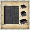 Jojoka 15-Drawer Fabric Dresser with Metal Frame & Wood Top, Tall Storage Organizer for Bedroom, Closet, Entryway, Living Room - 4 of 4