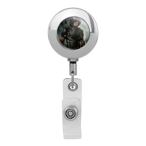 Arrow Tv Series Character Art Metal Chrome Badge ID Card Holder Clip - 1 of 3