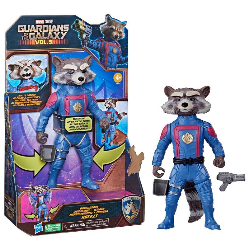 Marvel Guardians of the Galaxy Feature Figure Rocket, 4 of 14