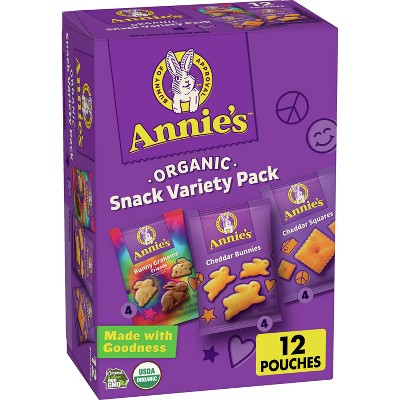 Annie's Homegrown Variety Snack Pack - 12ct : Target
