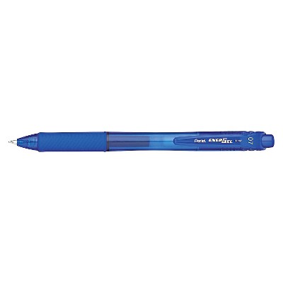 Pentel EnerGel X 12pk Retractable Roller Gel Pen Blue