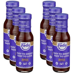 Fody BBQ Sauce Maple - Case of 6 - 9.6 OZ - 1 of 4