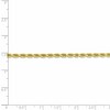 Black Bow Jewelry 3mm 10k Yellow Gold Diamond Cut Solid Rope Chain Bracelet - 4 of 4