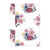 Hudson Baby Infant Girl Cotton Flannel Burp Cloths, Blush Navy Floral 7-Pack, One Size - 3 of 4