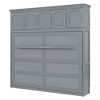 YOOCOZZ Murphy Bed & Wall Bed with Top Cabinets Including Multi-Compartments - 2 of 4