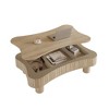 LiragoLift Top Coffee Table Light Natural Hidden Storage Hydraulic Lift 5 Min Assembly 13.01"H x 27.17"D x 42.52"W - 2 of 4