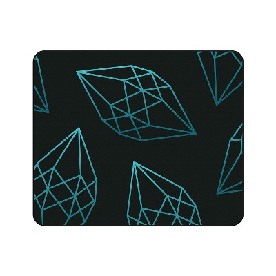 OTM Essentials OTM Prints Black Mouse Pad Diamonds Green (OPMPV18MA) OPMPV1BMART0271