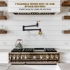WOWOW Wall Mounted Pot Filler Faucet with Double Joint Swing Arms in Brushed Nickel - 2 of 4