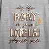Gilmore Girls I'm the Rory to Your Lorelei Women's Gray Heather Short Sleeve Crew Neck Crop Tee - 2 of 3