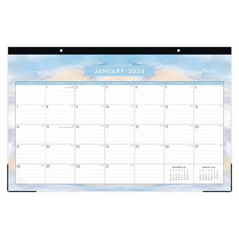 Blue Sky 2024 Desk Pad Calendar 17"x11" Monthly Beyond