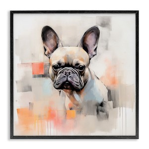Stupell Industries French Bulldog Abstract, 17" x 17" - 1 of 4