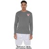 Youngstown State University Adult Sport Long Sleeve Left Chest Logo, Athletic Heather - image 3 of 4