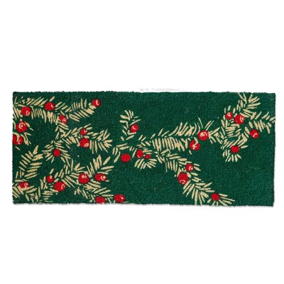 tag Winter Sprig Estate Coir Mat