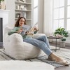 Panpan Bean Bag Chairs With Memory Foam,37 W White Teddy Bean Bag  Chair,fluffy Lazy Sofa-the Pop Maison : Target