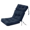 YEERSWAG 2 Pieces High Back Chair Cushions For Indoor Outdoor Use Non-Slip Waterproof - 3 of 4