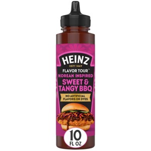 Heinz Flavor Tour Korean Inspired Sweet and Tangy BBQ Sauce - 10 fl oz - 1 of 4