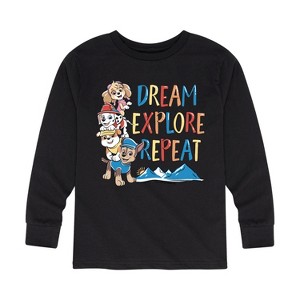Boys' - Paw Patrol - Dream, Explore, Repeat Long Sleeve Graphic T-Shirt - 1 of 4