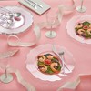 Silver Spoons Elegant Disposable Plastic Plates for Party, Heavy Duty Clear Disposable Plate Set, (10 PC) - Baroque - image 2 of 2