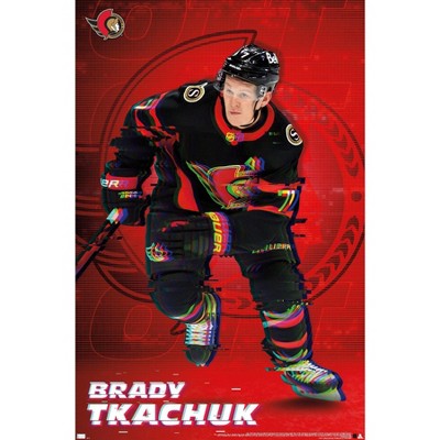  Trends International NHL Ottawa Senators - Brady Tkachuk 21  Wall Poster, 14.725 x 22.375, Premium Unframed Version : Sports & Outdoors