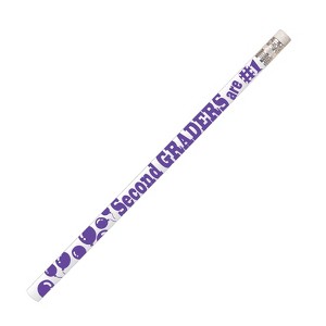 Musgrave Pencil Company 2nd Graders Are #1 Motivational Pencils, 12 Per Pack, 12 Packs - 1 of 3